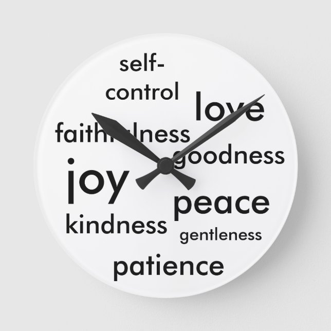 Fruit of the Spirit Clock (Front)