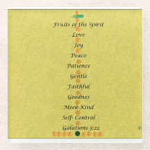Fruit of the Spirit Coaster