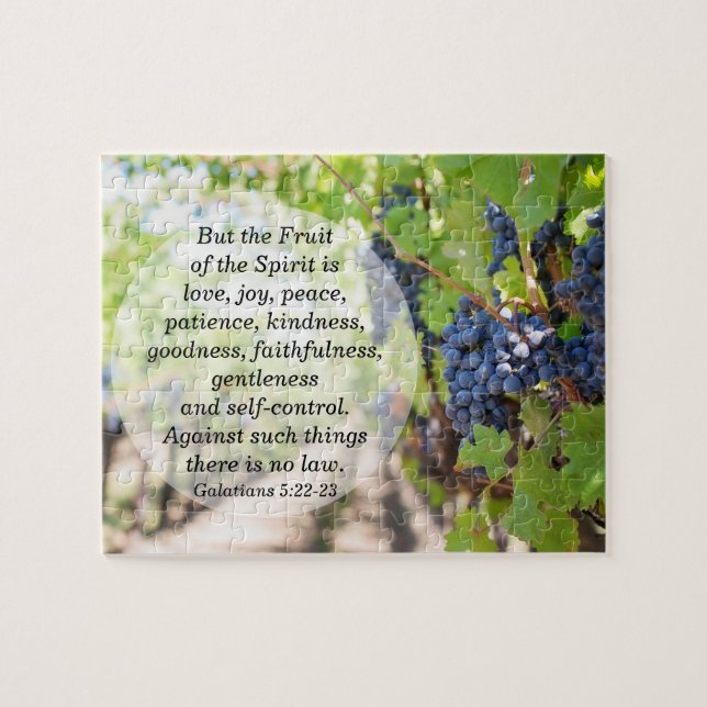 Fruit of the Spirit Galatians 5:22-23  Jigsaw Puzzle (Horizontal)