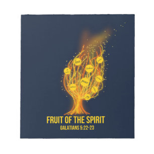Fruit of the Spirit - Galatians 5:22-23 Notepad