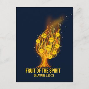 Fruit of the Spirit - Galatians 5:22-23 Postcard