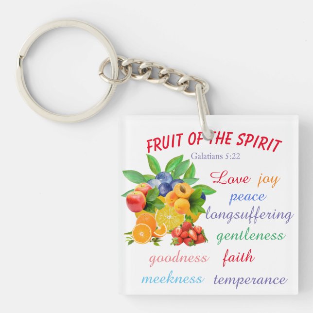 Fruit of the Spirit  Keychain (Front)