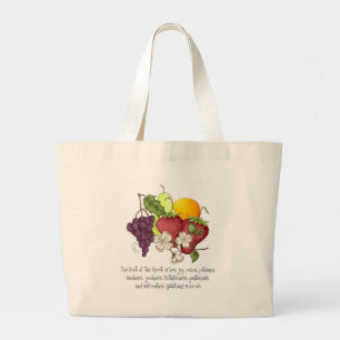 Fruit of the Spirit Large Tote Bag