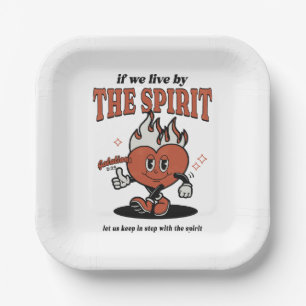 Fruit Of The Spirit - Live By The Spirit Paper Plate