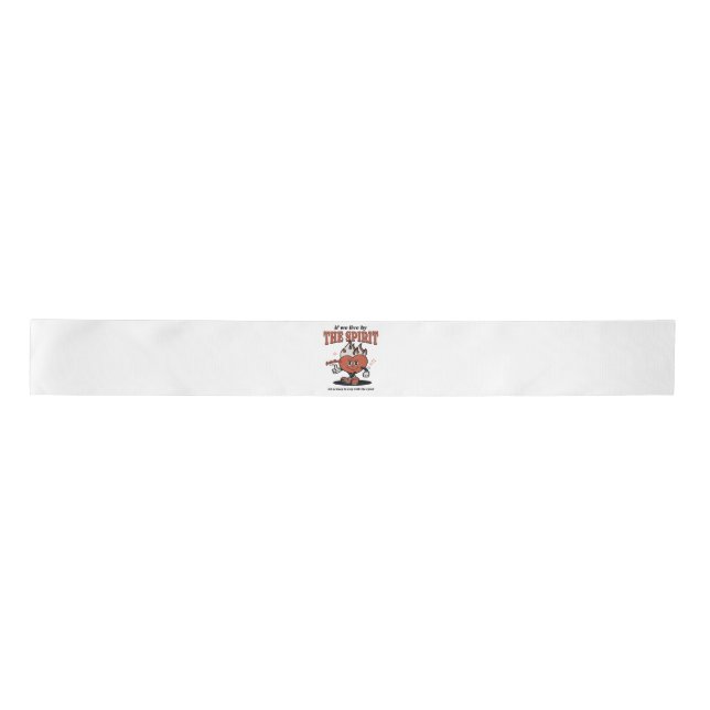 Fruit Of The Spirit - Live By The Spirit Satin Ribbon (Front)