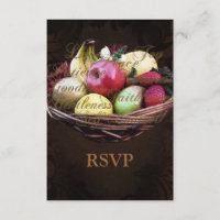 Fruit of the Spirit, Painted Brown Basket