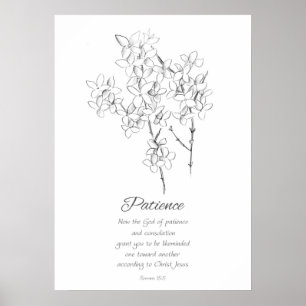 Fruit of the Spirit Patience Galatians 5 22  Poster