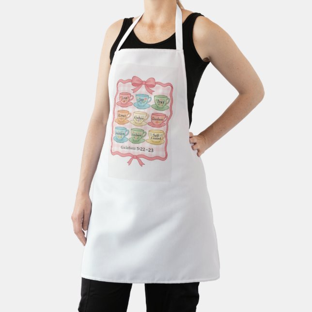 Fruit of the Spirit pink Apron  (Insitu)