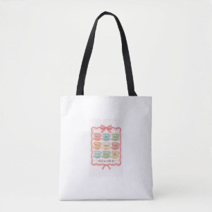 Fruit of the Spirit pink tea cups Tote Bag