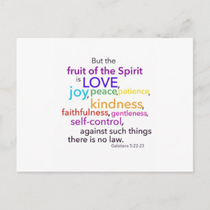 Fruit of the Spirit Postcard