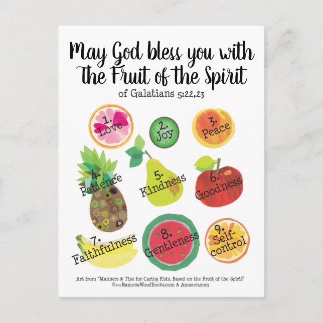 Fruit of the Spirit Postcard (Front)
