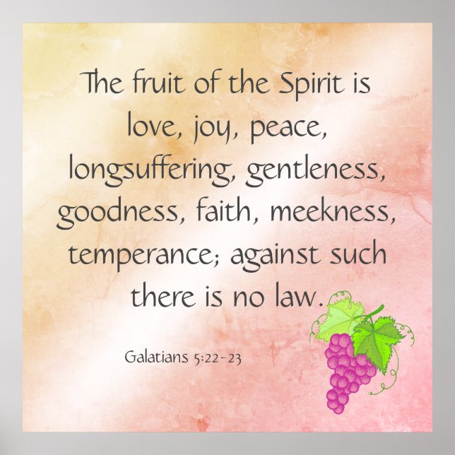 Fruit of the Spirit  Poster (Front)