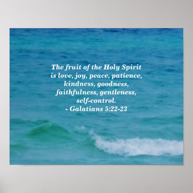 FRUIT OF THE SPIRIT POSTER (Front)