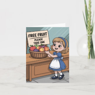 Fruit of the Spirit: Self-Control Kid's Card