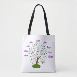 Fruit Of The Spirit Tree Magnet Tote Bag