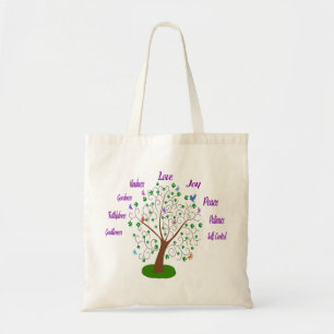 Fruit Of The Spirit Tree Tote Bag