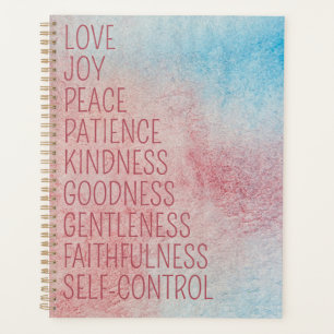 Fruit of the Spirit Watercolor Planner