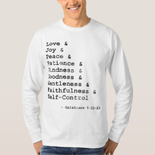 Fruit of the Spirit Words T-Shirt
