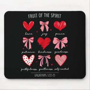 Fruit Of The Srit Christian Hearts Galatians 522-2 Mouse Pad