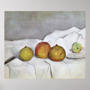 Fruit on a Cloth, c.1890 Poster