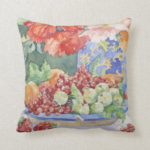 Fruit on a plate 2014 cushion