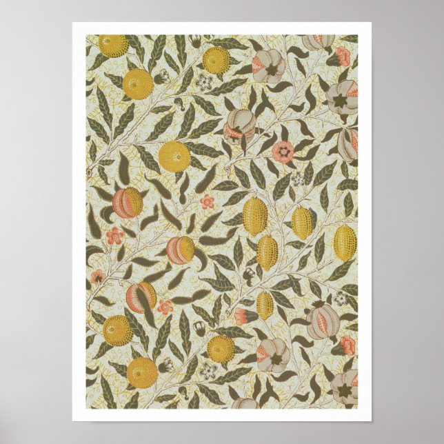Fruit or Pomegranate wallpaper design Poster (Front)
