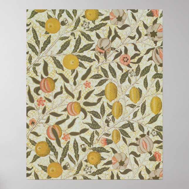 Fruit or Pomegranate wallpaper design Poster (Front)