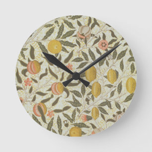 Fruit or Pomegranate wallpaper design Round Clock