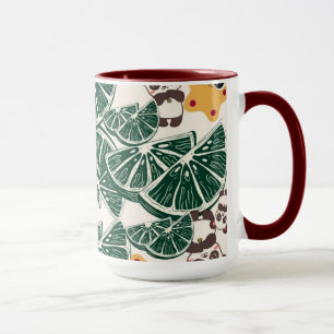 Fruit Panda Mug - Whimsical Nature Design