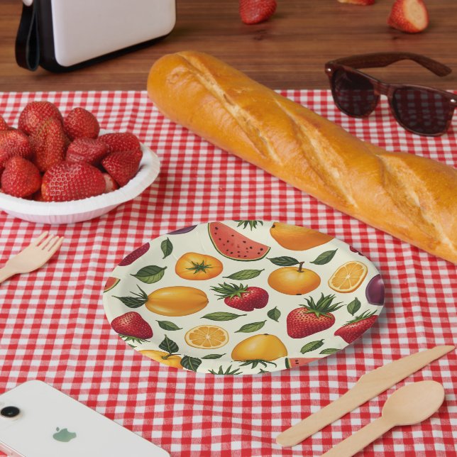 Fruit Paper Plate (Picnic)