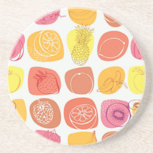 Fruit pattern coaster