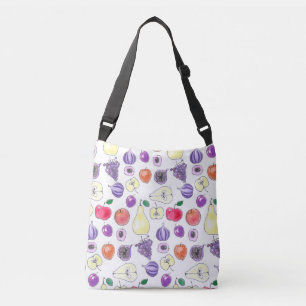 Fruit pattern crossbody bag