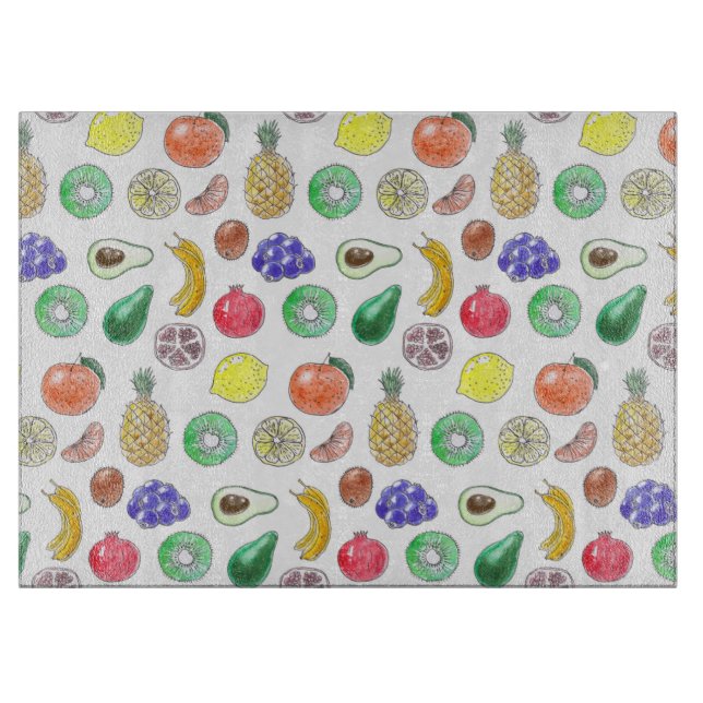 Fruit pattern cutting board (Front)