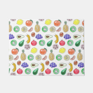 Fruit pattern doormat