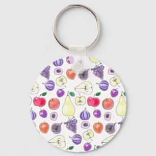 Fruit pattern key ring