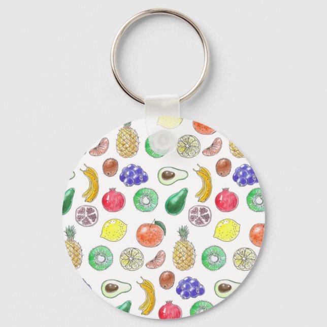 Fruit pattern key ring (Front)