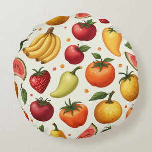 Fruit pattern pillow cushion