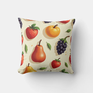 Fruit pattern pillow cushion