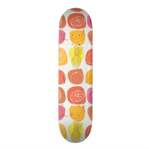 Fruit pattern skateboard