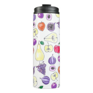Fruit pattern thermal tumbler