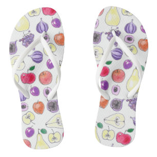 Fruit pattern thongs