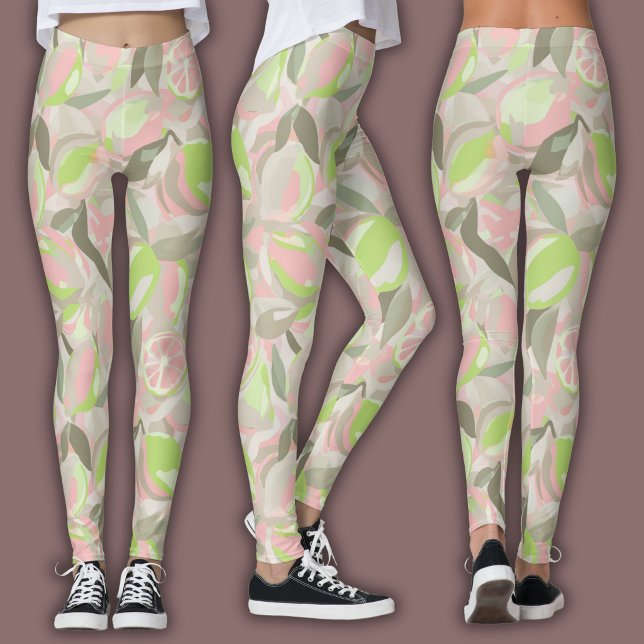 Fruit Pattern  |  Vibrant Citrus Leggings (Creator Uploaded)