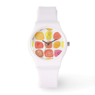 Fruit pattern watch