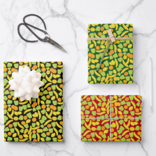 Fruit Pattern Wrapping Paper Sheet