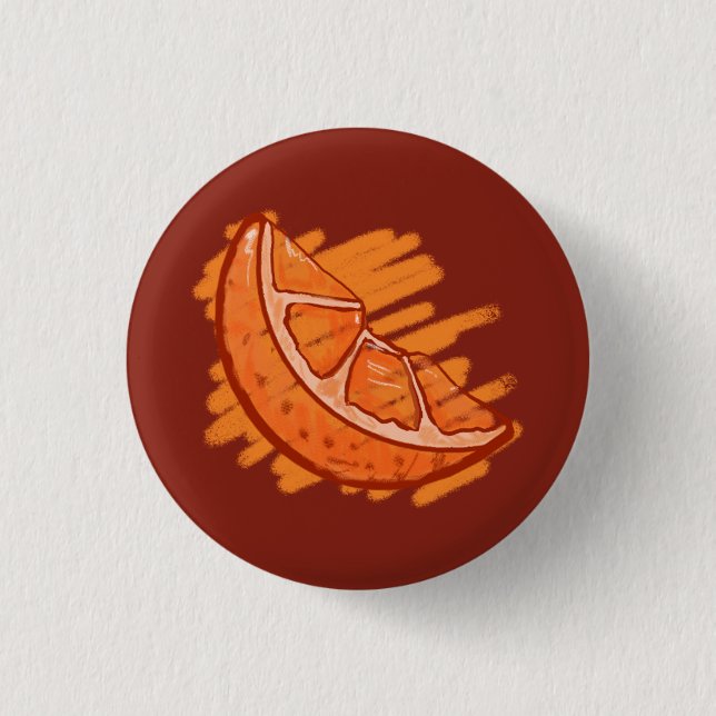 Fruit Patterns Blood Orange 3 Cm Round Badge (Front)