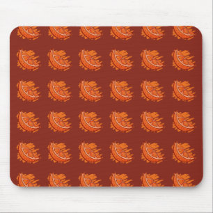 Fruit Patterns Blood Orange Electronic Mouse Pad
