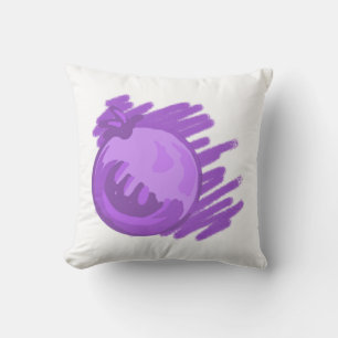 Fruit Patterns Blueberries and Cream Cushion