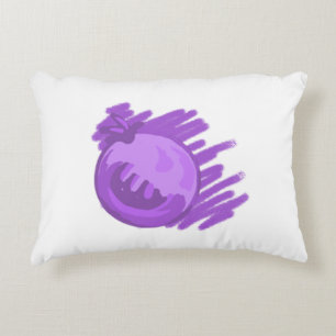 Fruit Patterns Blueberries and Cream Decorative Cushion