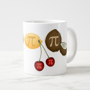 Fruit Pi, Pi on Various Fruit Large Coffee Mug