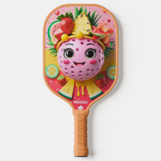 Fruit Pickleball Party – Cute Kawaii Paddle with S